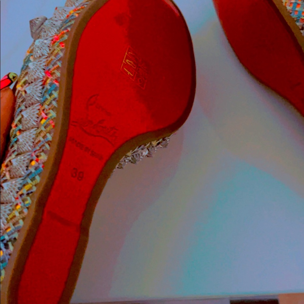 Brand New Christian Louboutin wedges. Good for all occasions.